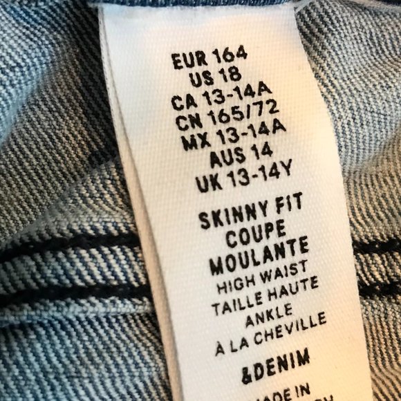 Ripped H&M Skinny Fit Jeans - Picture 4 of 6